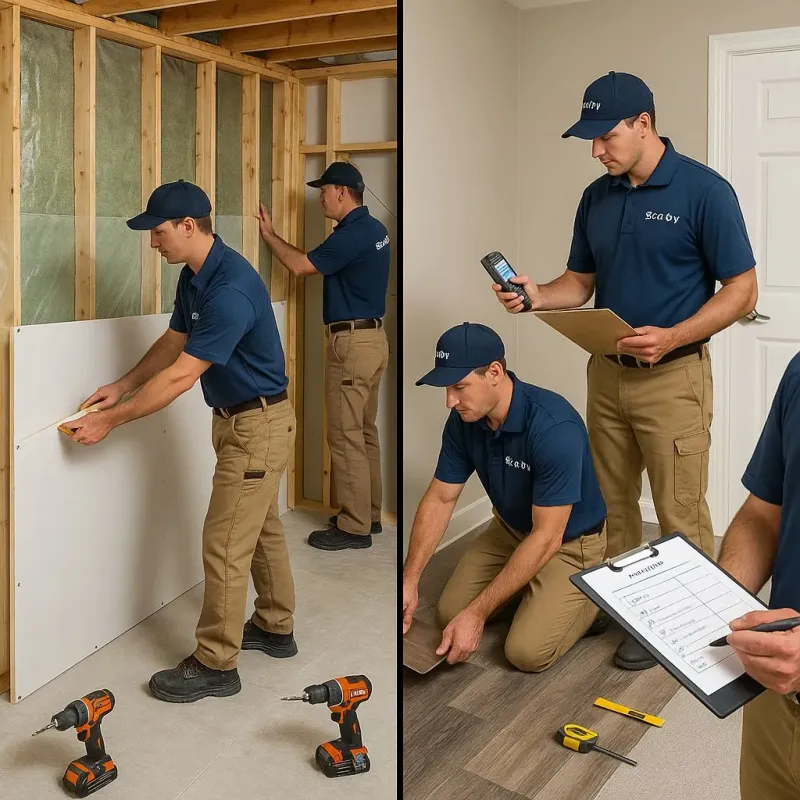 Repairs and Reconstruction process in Dover, PA
