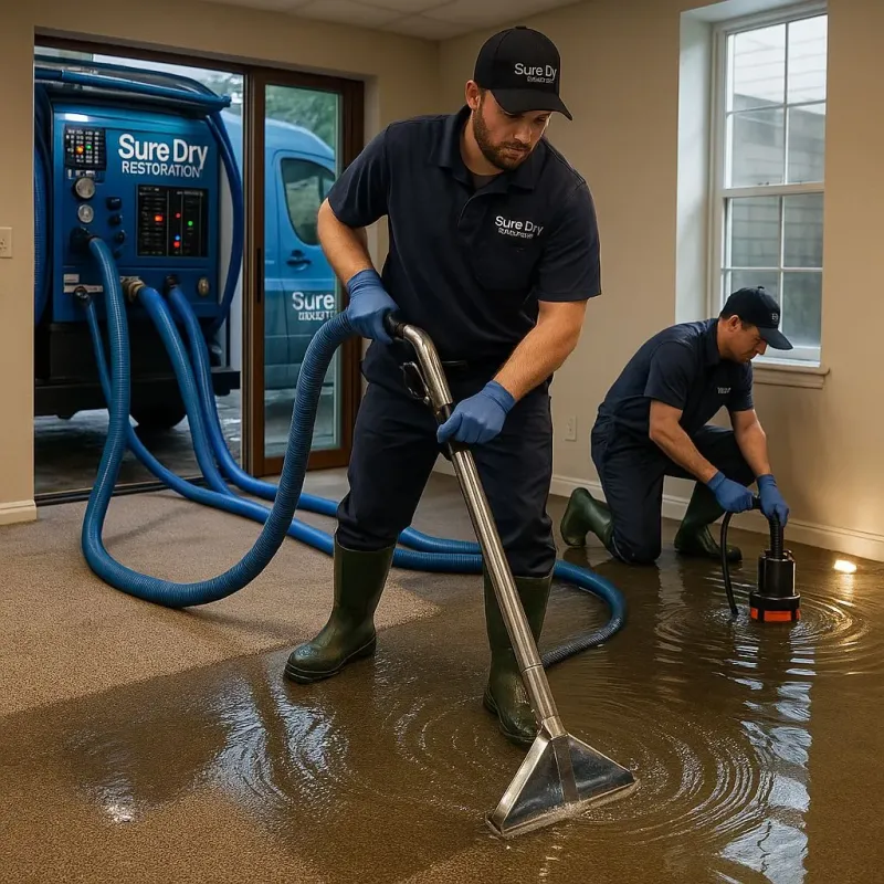 Water Extraction and Removal process in Dover, PA